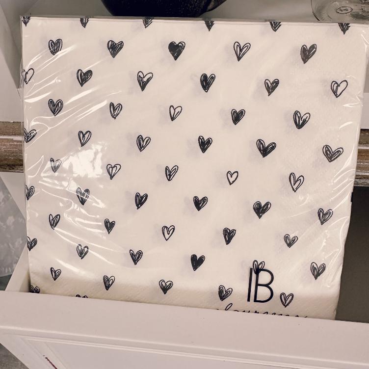 Serviette Herzchen