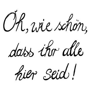 Serviette oh wie schön