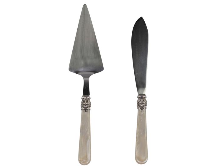Tortenheber mit Kuchenmesser - 0