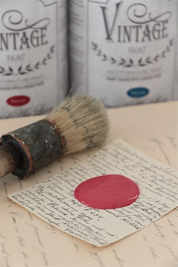 Vintage Paint Warm Red