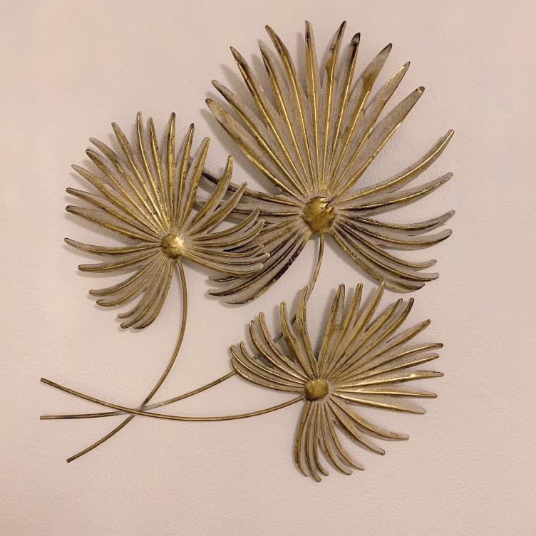 Blatt antique messing