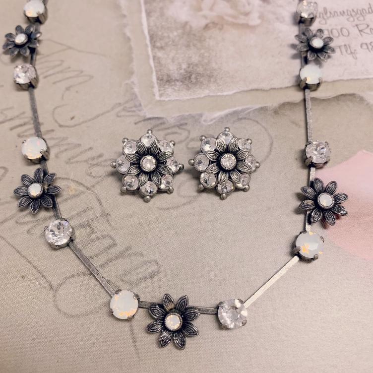 Collier silber /white