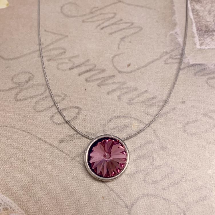 Hals Schmuck rosa