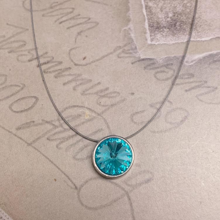 Hals Schmuck türkis