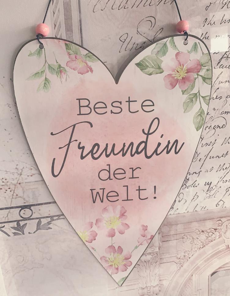 Herzschild Freundin