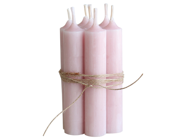 Kerzenbündel rosa - 0