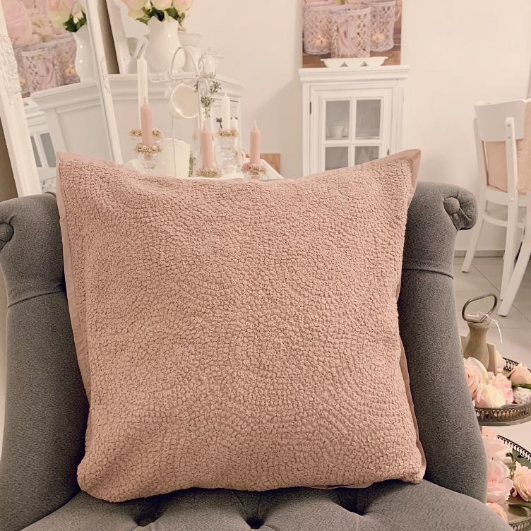 Kissenhülle rosa