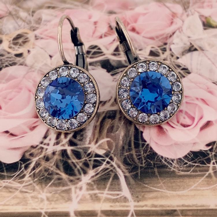 Ohrhänger / Ohrring blue