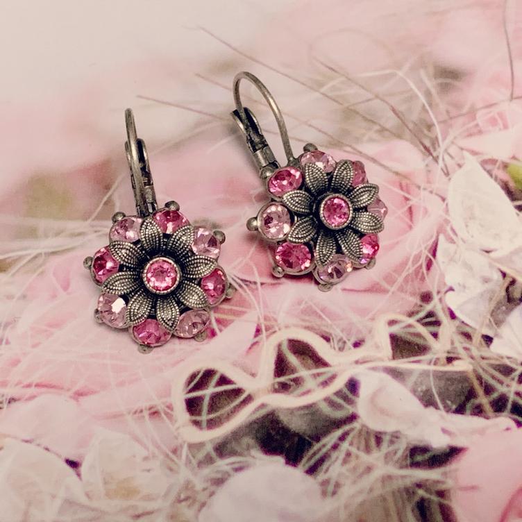 Ohrringe Blütenzauber rosa