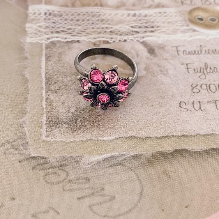 Ring Blütenzauber pink