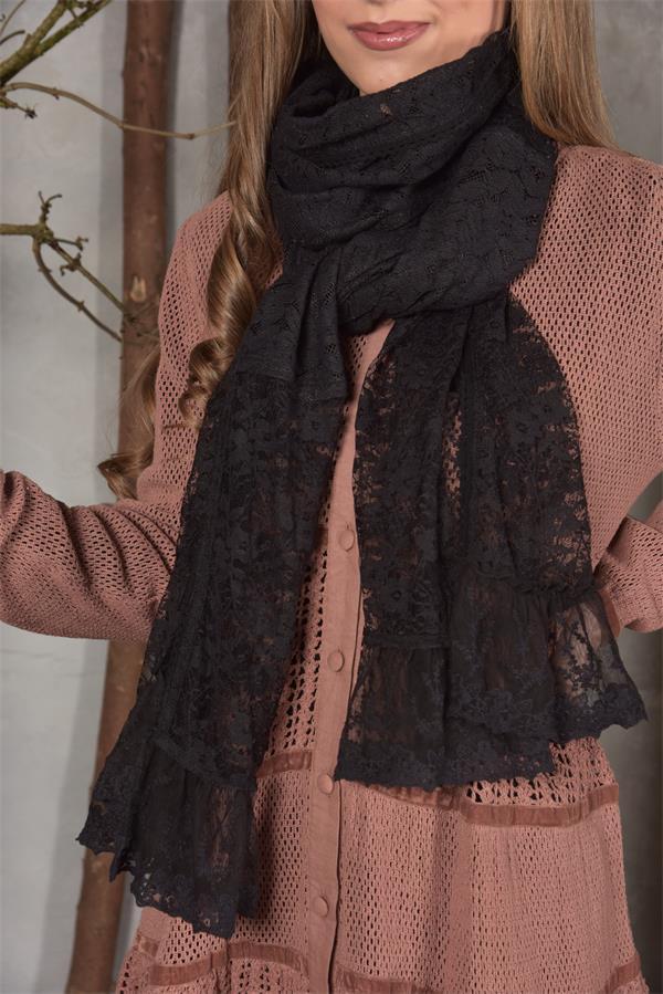 Schal deep black