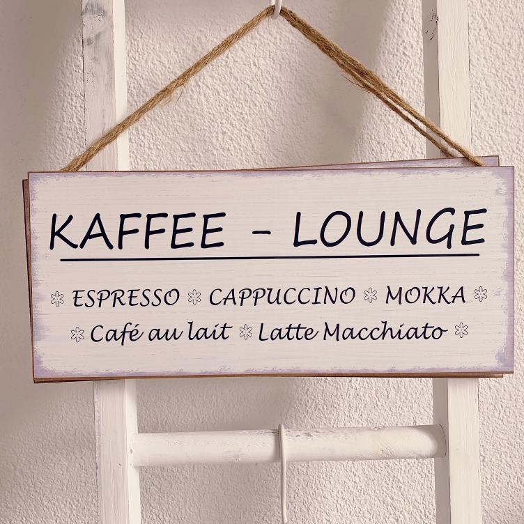 Schild Kaffee Lounge