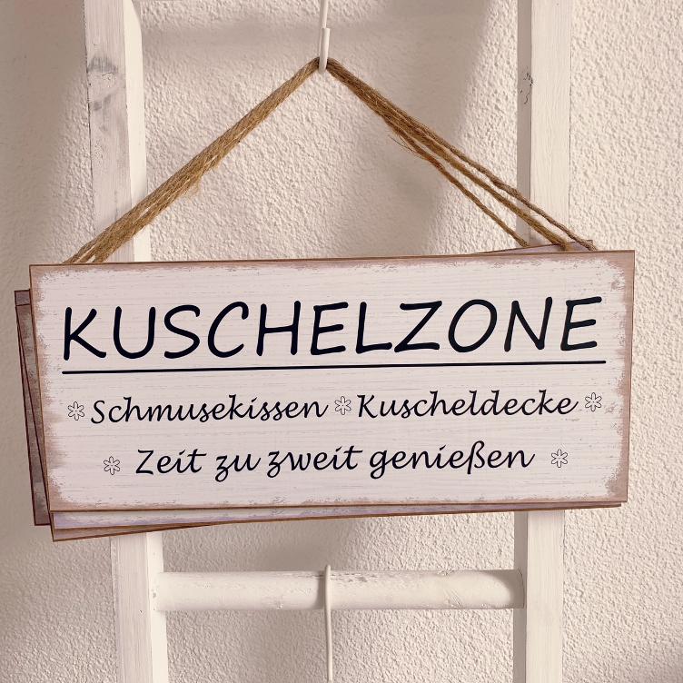 Schild Kuschelzone