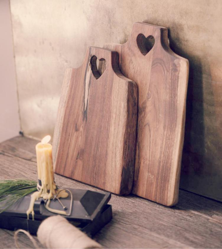 Schneidebrett Herzloch