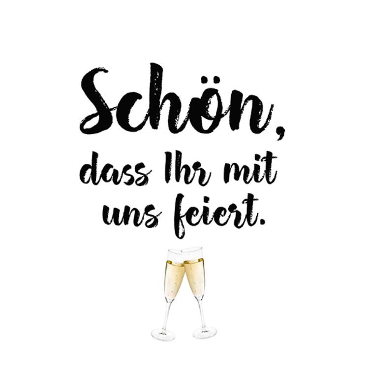 Serviette feiert - 0