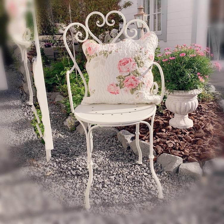 Shabby Chic Gartenstuhl