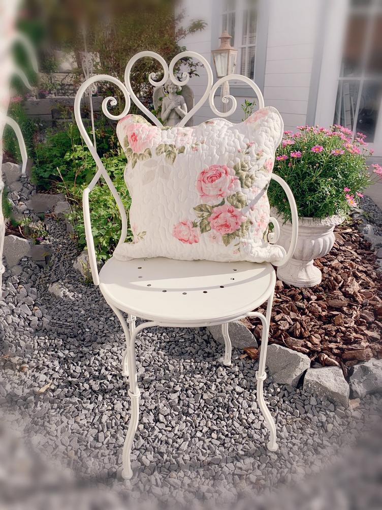 Shabby Chic Gartenstuhl - 0