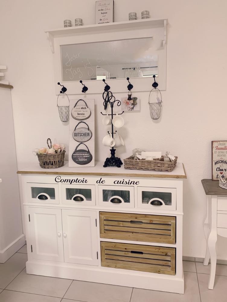 Shabby Chic Spiegel Garderobe - 4