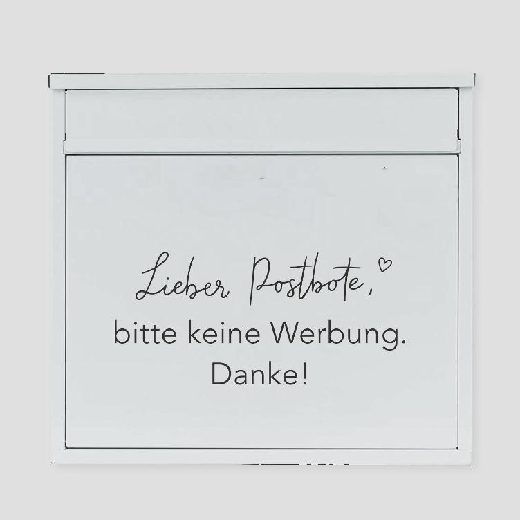Sticker `keine Werbung`