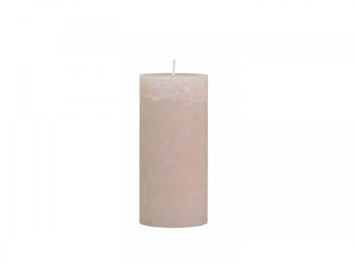 Stumpenkerze rosa 15 cm - 0