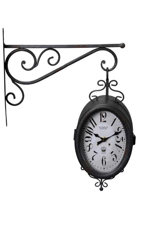 Uhr mit Wandhalterung