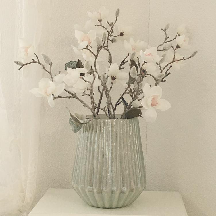 Vase / Teelicht Rillen